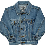 Looney Tunes Acme Clothing Cartoon Denim Jacket - 2XS Blue Cotton