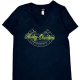 Chimney Rock Harley Davidson T-Shirt - Large Black Cotton