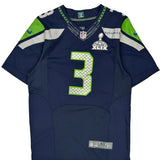 Seahawks Nike Football Jersey - Medium Navy Polyester