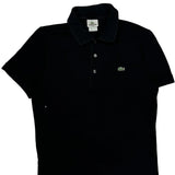Lacoste Slim Fit Polo Shirt - Small Black Cotton