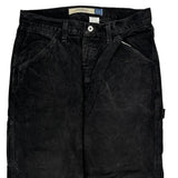 Gap Carpenter Trousers - 34W 30L Black Cotton