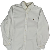 Ralph Lauren Shirt - Large White Cotton