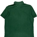 Polo By Ralph Lauren Slim Fit Polo Shirt - Large Green Cotton