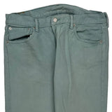 501 Levis Jeans - 34W 31L Green Cotton