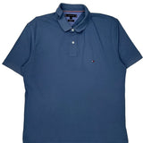 Tommy Hilfiger Polo Shirt - XL Blue Cotton