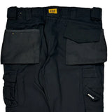 Cat Cargo Pants - 38W 32L Black Cotton Blend