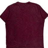 Polo By Ralph Lauren T-Shirt - Large Burgundy Cotton