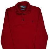 Polo By Ralph Lauren 1/4 Zip - Medium Red Cotton