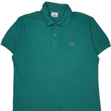 Lacoste Polo Shirt - XL Green Cotton