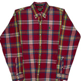 Polo By Ralph Lauren Checked Shirt - Large Red Cotton