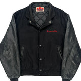 Unbranded Varsity Jacket - Large Black Leather