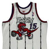 Toronto Raptors Mitchell & Ness #15 Carter Jersey - XL White Polyester