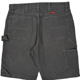 Wrangler Carpenter Shorts - 34W 10L Gray Cotton