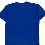 Nike Graphic T-Shirt - Large Blue Cotton
