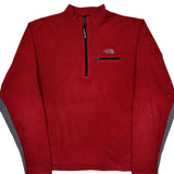 The North Face Fleece - Medium Red Polyester