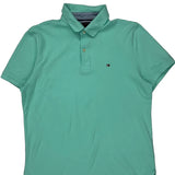 Tommy Hilfiger Polo Shirt - Medium Green Cotton