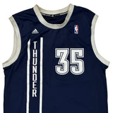 Oklahoma City Thunder Adidas Nba Jersey - Large Navy Polyester