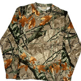 Outfitters Ridge Camo Long Sleeve T-Shirt - XL Green Cotton