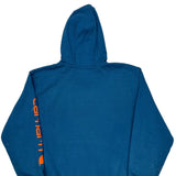 Carhartt Spellout Hoodie - XL Blue Cotton