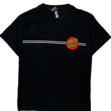 Skateboarding Santa Cruz Graphic T-Shirt - Small Black Cotton