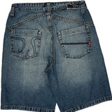 Quiksilver Denim Shorts - 30W 10L Blue Denim