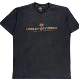 Trademark Lifestyle Harley Davidson Graphic T-Shirt - XL Black Cotton