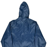 Izod Windbreaker - Medium Blue Nylon