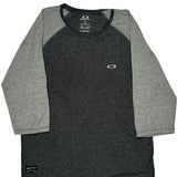 Oakley Long Sleeve T-Shirt - XL Grey Cotton Blend