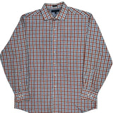Tommy Hilfiger Checked Shirt - Large Red Cotton