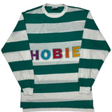 Hobie Single Stitch Long Sleeve T-Shirt - Medium Green Cotton