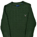 Gant Sweater - Small Green Cotton