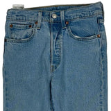 501 Levis Jeans - 26W UK 6 Light Wash Cotton