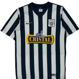 Alianza Lima 2014 Nike Striped Football Shirt - Medium Navy Polyester