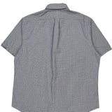 Ralph Lauren Checked Short Sleeve Shirt - XL Blue Cotton