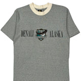 Denali Alaska H.L.Miller Gold Single Stitch T-Shirt - Medium Gray Cotton Blend