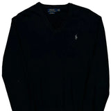 Polo By Ralph Lauren Sweater - Large Black Cotton