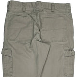 Wrangler Cargo Trousers - 36W 34L Grey Cotton