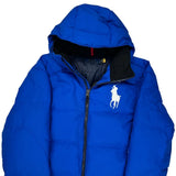 Polo By Ralph Lauren Puffer - Large Blue Polyester