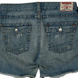 True Religion Denim Shorts - 34W US 8 Blue Denim