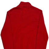 Tommy Hilfiger 1/4 Zip - Medium Red Cotton
