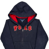 Age 8-9 Polo By Ralph Lauren Spellout Hoodie - Medium Navy Cotton