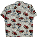 Pineapple Connection Graphic Hawaiian Shirt - Medium Multicoloured Viscose