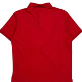 Polo By Ralph Lauren Slim Fit Polo Shirt - Medium Red Cotton
