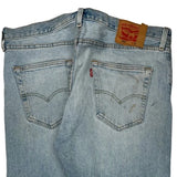 501 Levis Jeans - 36W 32L Light Wash Denim