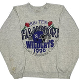 Northwestern Wildcats Tee Jays Graphic Sweatshirt - Medium Grey Cotton