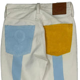 501 Levis Graphic Jeans - 26W UK 6 Multicoloured Cotton