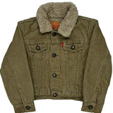 Age 24 Months Levis Cord Jacket - 2XS Green Cotton