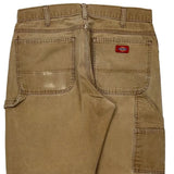 Dickies Carpenter Pants - 32W 31L Brown Cotton