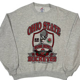 Ohio State Buckeyes Jerzees College Sweatshirt - XL Gray Cotton Blend