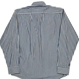 Fred Perry Striped Shirt - Large Blue Cotton